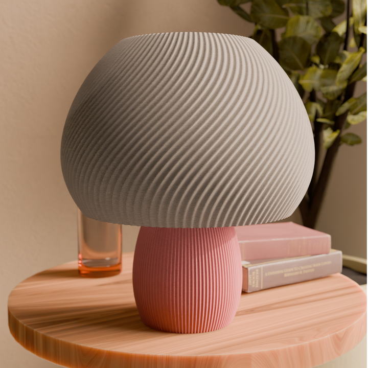 Rippled Twisted Mashroom